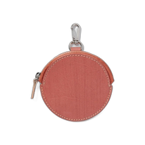 Japan Direct Mail MUJI Hand Painted Bull Leather Round Coin Bag 4550583515751