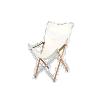 Japan Direct Mail SNOW PEAK Snowpeak Outdoor canvas chair comfortable and light white LV-086