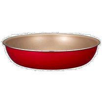 (Direct mail from Japan) evercook handleless pan 28cm IH compatible red EIDFP28RD