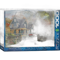(Direct mail from Japan) Eurographics Red Maple House 1000 piece puzzle 6000-0978