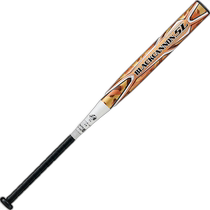 Japan direct mail ZETT soft No. 3 fiberglass carbon bat black cannon - 5L 83 cm bat