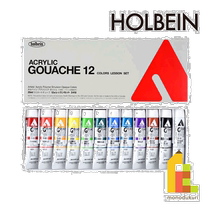 Japan Direct Mail Holbein Acrylic Gouache 20ml Lesson 12 Color Set