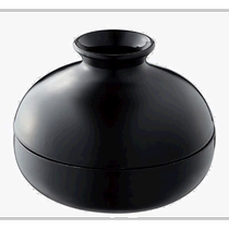 (Publipostage direct du Japon) Yamazaki Yamazaki Pot dencens anti-moustiques Poterie Céramique noire Plaque de poêle daromathérapie Encens Couvercle dencens pour lave-vaisselle