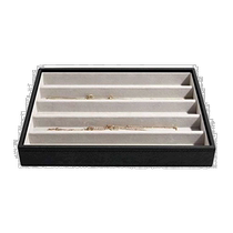 (Direct mail from Japan) Stackers jewelry box LONDON Classic 5-column necklace box black