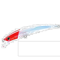 (Direct mail from Japan) YO-ZURI Lure Bait Crystal 3D Mino Universal F165mm F151-C5C5 Red