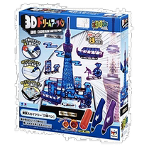 (Japan Direct mail) Cartographie 3D paintbrush DreamArts Pen Tokyo Tour ensoleillé (R) (2 stylos