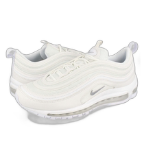 Japan direct mail NIKE AIR MAX 97 mens and womens sports shoes low-top WHITE WHITE WHITE standard