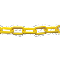 (Japan Direct mail) TRUSCO Five gold tools Plastic lock chain plastic chaîne jaune 8MMX3M TPCB8-3