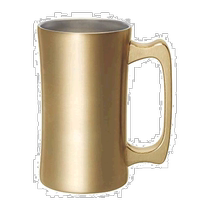 (Direct Mail from Japan) Doushisha Beer Mug 600ml Drinking Cup Vacuum Insulated Gold