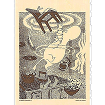 (Direct mail from Japan) YANOMAN Mumitoru swimming in the kitchen 300 piece puzzle 18 2x25 7c