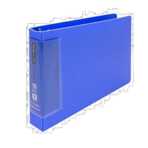(Direct mail from Japan) KOKUYO horizontal version B6 binder folder information book 15 pages blue La-T728B