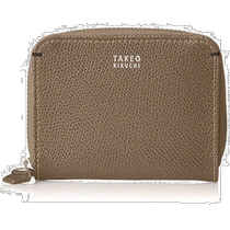 (Direct Mail from Japan) Takeo Kikuchi Unisex Zipper Wallet Brown Retro TKW1075118