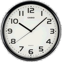 (Direct Mail from Japan) Casio Casio Wall Clock Black Mechanical Pointer Diameter 25cm Simple and Modern