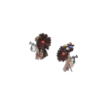 Japan Direct Mail Leather Bouquet Earrings 45R Other Fashion Accessories Vintage Ribbons