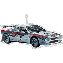 (Direct mail from Japan) 1 24 Lancia Rally037 1984 Tour de Corse Champion Model C