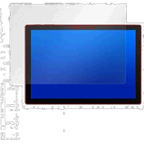 (Direct mail from Japan) Miyavix Surface Pro 7 Tablet PC High Hardness 9H Tempered Glass