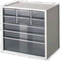 Self-operated｜IRIS OHYAMA file box large capacity storage box light gray small and easy to carry