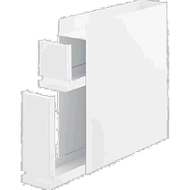 (Direct Mail from Japan) Yamazaki Hidden Spice Rack 2-Layer White Kitchen Storage