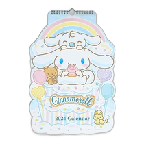 Japan Direct Mail (Japan Direct Mail) Sanrio Sanrio Die-cut Calendar 2024 Big-Eared Dog Hina Figure 7