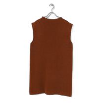 Japan direct mail KBF womens deformed long knitted vest the first choice for spring and autumn seasons comfortable and loose