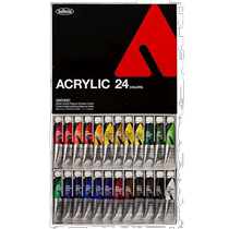 Acrylic paint color 24 color set 20ml (No. 6) 016995 pigment acrylic