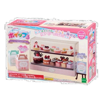 (Direct mail from Japan) EPOCH Yibao simulated fruit and vegetable homemade simulation model dessert display cabinet set toy