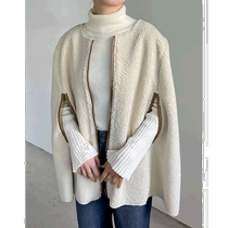Direct mail from Japan Re:EDIT Womens fashionable color design lambswool style cloak 138671