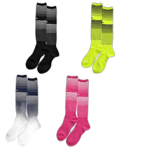 Direct mail from Japan Dow Punch border jacquard socks football futsal stockings socks yellow D