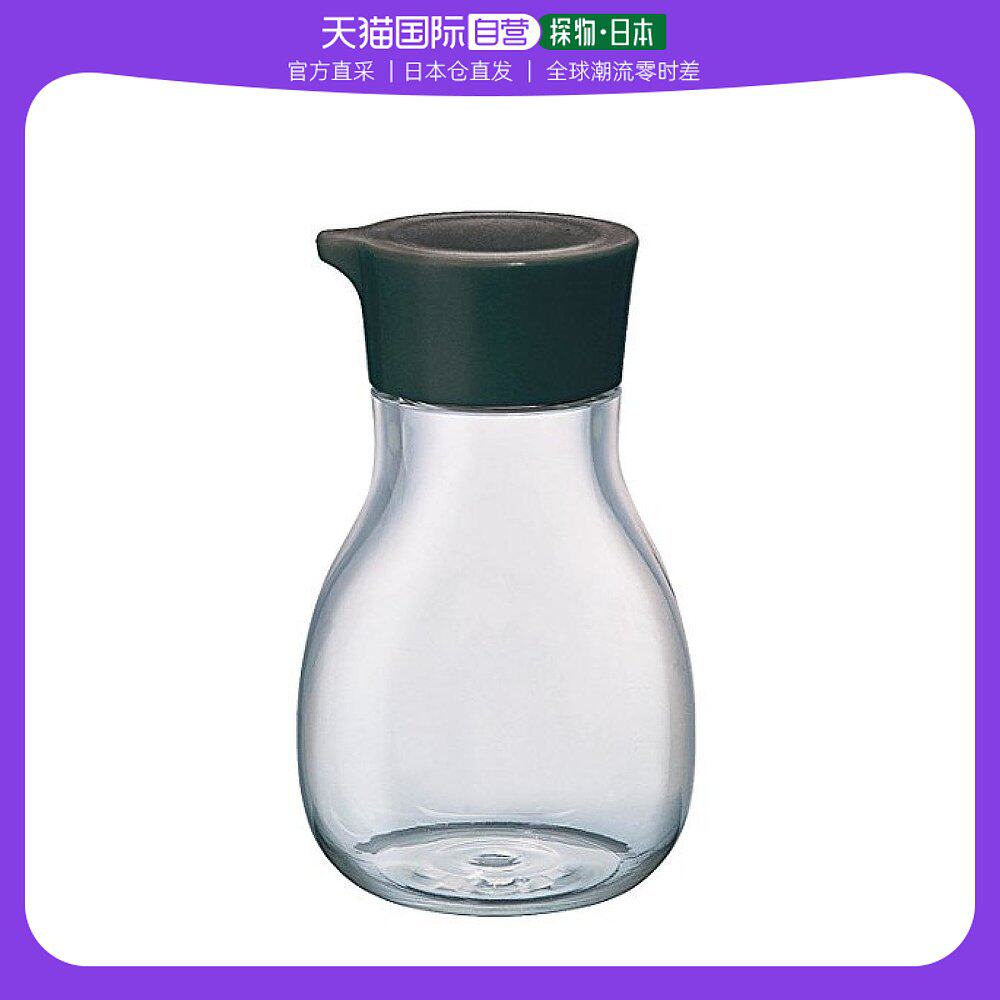 (Japan Direct Mail) Skater Skakeda Bottle Single Touch Soy Sauce Bottle 210ml Black Cook With Little Tool-Taobao