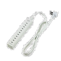 (Direct mail from Japan) ELPA Asahi Electric thin faucet 5 contacts 1 5m WL-5015B(W)