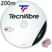 Direct mail from Japan 200m Technifibre mens and womens red rope REDCODE tennis equipment gut string