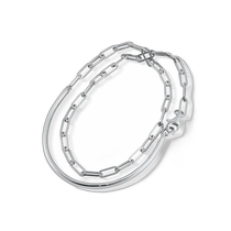 Japanese direct mail Japanese fashion Star Jewelry SV925 half circle bracelet