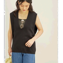 Direct mail from Japan SHIPS Womens deep V-neck loose vest pure cotton hand washable various combinations spring and summer