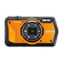 (Direct Mail from Japan) RICOH WG-6 Orange Waterproof Camera 4K Video with High-Performance GPS