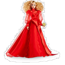 (Direct Mail from Japan) Mattel 75th Anniversary Barbie (Grubb) Blonde (Signed Black)