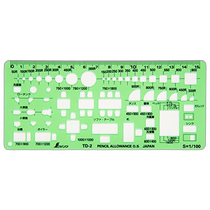 Japan Direct Mail (Japan Direct Mail) Shinwa Measurement Woodworking Supplies Template Furniture Rules TD-2 6