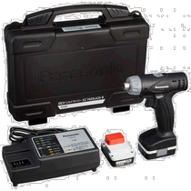 (Direct Mail from Japan) Panasonic Electric Drill Rechargeable Drill Black Durable and Strong Impact