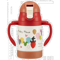 (Japan Direct Mail) Skater Skäddamic Mouse Balloon Hands Straw Stainless Steel 240 ml STW