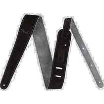 Fender fender strap 2 suede strap black gray front and back fender