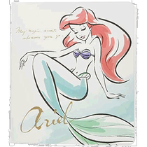 (Direct mail from Japan) FUJICOLOR Polaroid Photo Album The Little Mermaid 32-piece storage 205835