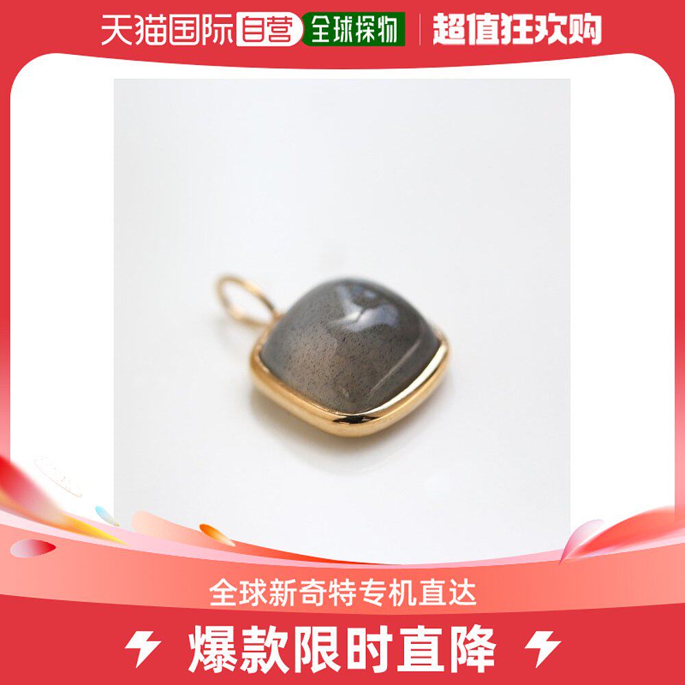 Japan Direct Mail Cui-cui K10YG Color Jewel Pendant Pendant Men And Women Universal minimalist design Nature-Taobao