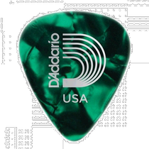 (Direct mail from Japan) Daddario Guitar Pick Green Pearl 100mm Standard Type 1CGP6-25 25