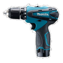(日本直邮)Makita充电电钻10 8V 1 3Ah附2个电池 蓝绿色牧田