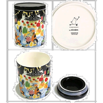 Japanese direct mail arabia pot set limited edition cartoon storage jar exquisite workmanship and durable