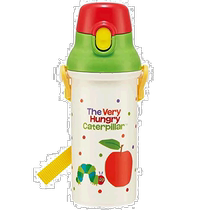 (Direct mail from Japan) Skater Childrens Plastic Water Bottle 480ml Antibacterial Caterpillar PSB5SAN