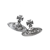 Japanese direct mail Vivienne Westwood PINA BAS RELIEF earrings crystal rhinestone balls