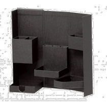 (Direct mail from Japan) Nakabayashi Home Furnishings Small Items Storage Box M Black