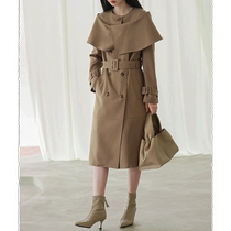 (Direct Mail from Japan) Saison De Papillon Womens Windbreaker Belt Style Slim Solid Color Versatile