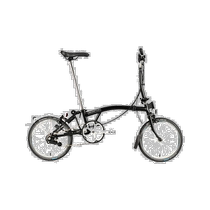 Japan Direct mail BROMPTON Small Bu C Line Explore Mid M6L large cushion folding bike