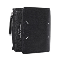 Japan direct mail MM6 Maison Margiela mens leather flip wallet mini wallet coin purse